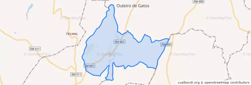 Mapa de ubicacion de Aveloso.