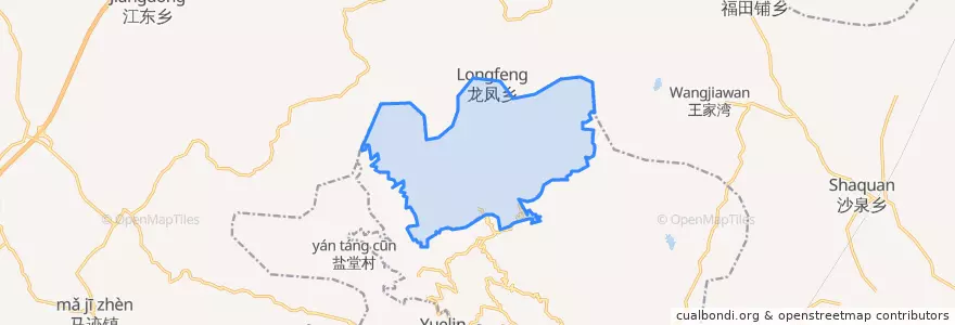 Mapa de ubicacion de 龙凤.
