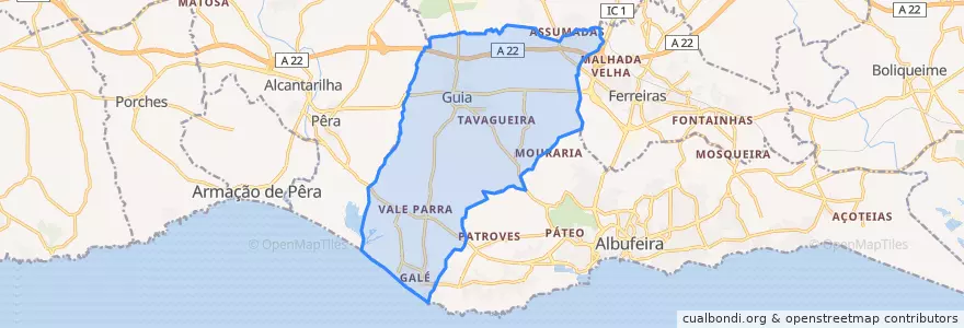 Mapa de ubicacion de Guia.