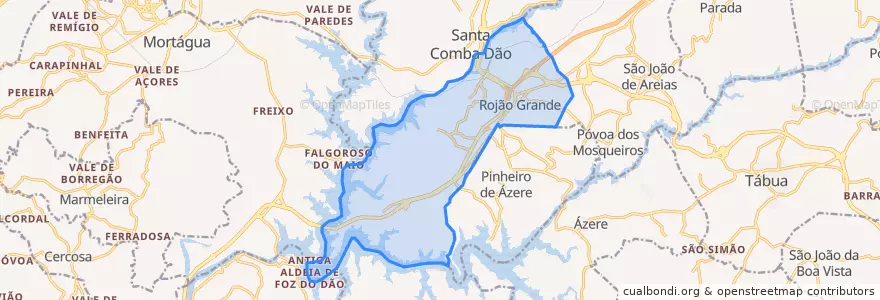 Mapa de ubicacion de U.F Ovoa e Vimieiro.
