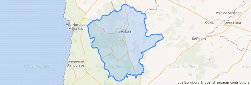 Mapa de ubicacion de São Luís.