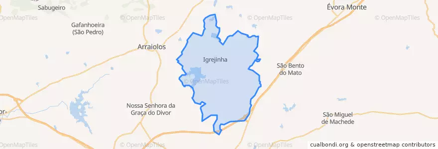 Mapa de ubicacion de Igrejinha.
