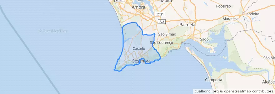Mapa de ubicacion de Castelo.