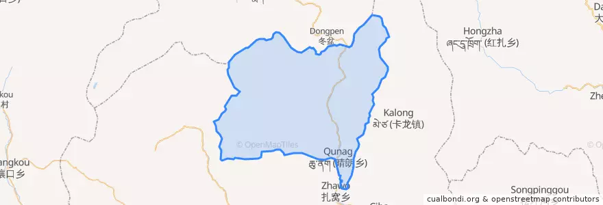 Mapa de ubicacion de 晴朗乡.