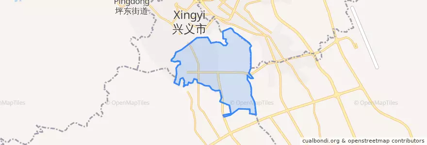 Mapa de ubicacion de 兴泰街道.