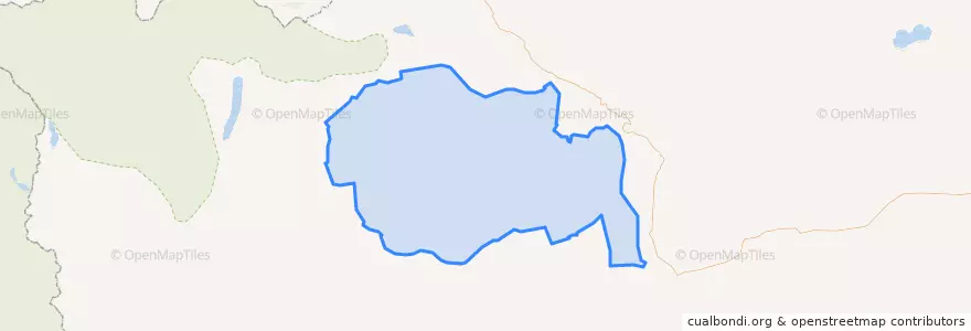 Mapa de ubicacion de Хонделенский сумон.