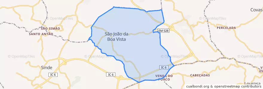 Mapa de ubicacion de São João da Boa Vista.