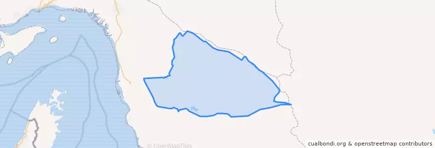 Mapa de ubicacion de شهرستان بشاگرد.