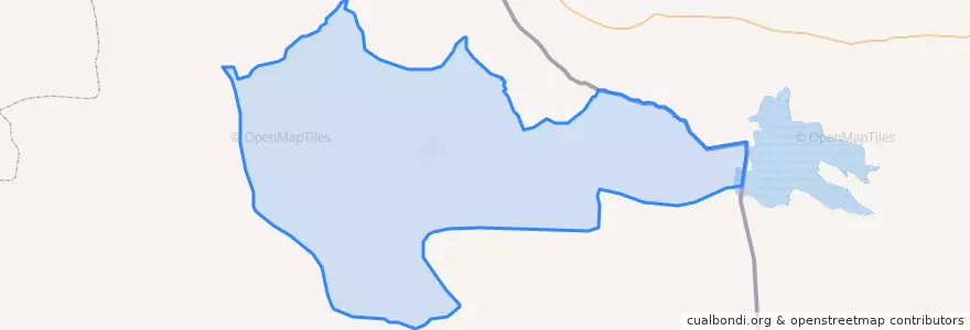 Mapa de ubicacion de Khash County.