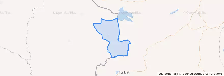 Mapa de ubicacion de شهرستان سراوان.