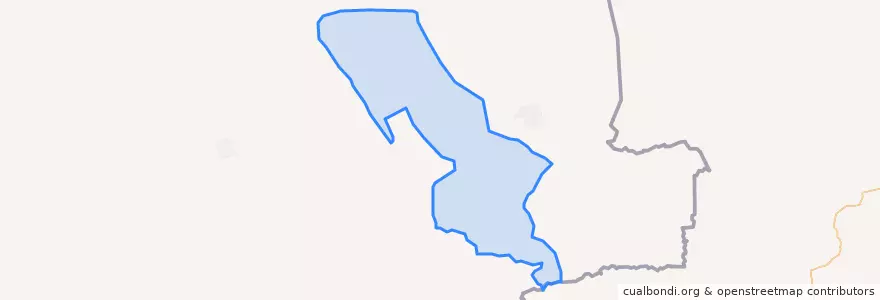Mapa de ubicacion de شهرستان سیب و سوران.