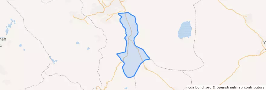 Mapa de ubicacion de Shahreza County.