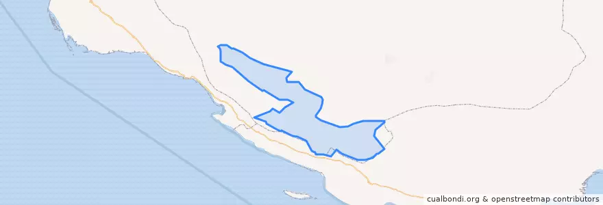 Mapa de ubicacion de شهرستان لامرد.