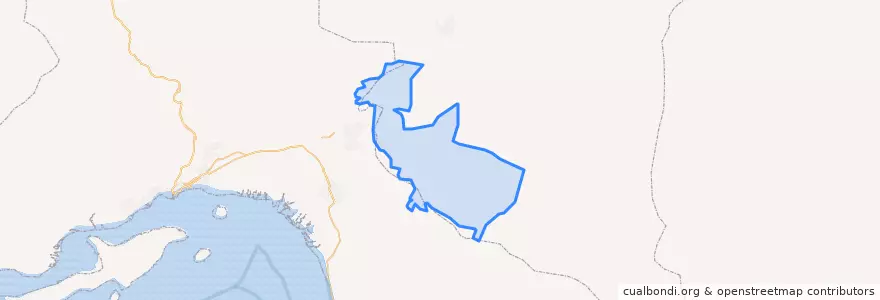 Mapa de ubicacion de شهرستان منوجان.