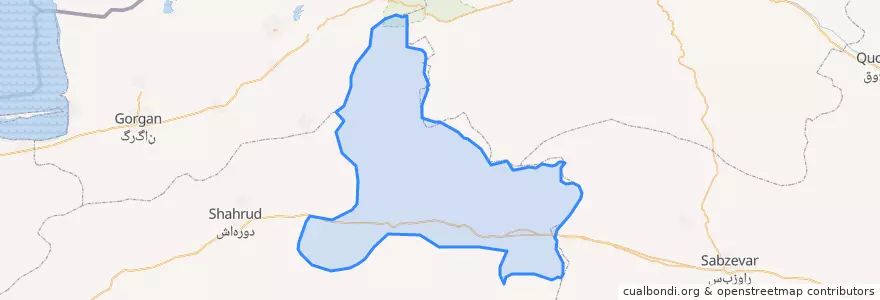 Mapa de ubicacion de شهرستان میامی.