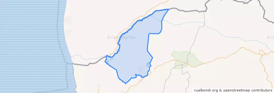 Mapa de ubicacion de شهرستان گنبد کاووس.