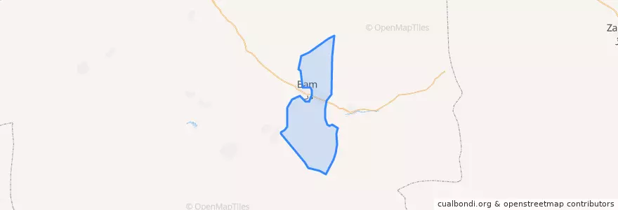 Mapa de ubicacion de Bakhsh-e Baravat.