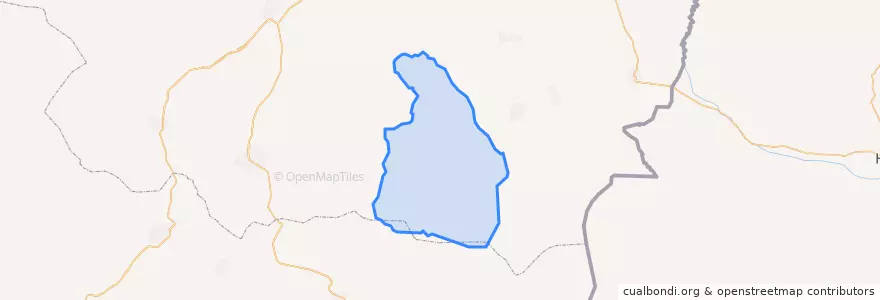 Mapa de ubicacion de بخش جلگه زوزن.