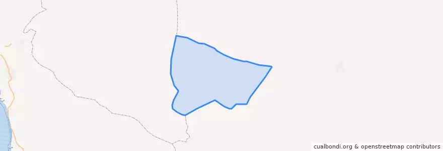 Mapa de ubicacion de بخش جلگه چاه هاشم.