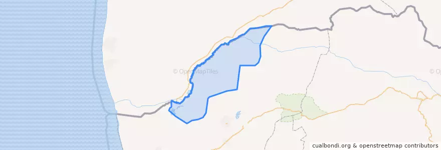 Mapa de ubicacion de بخش داشلی برون.
