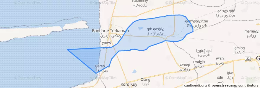Mapa de ubicacion de بخش سیجوال.