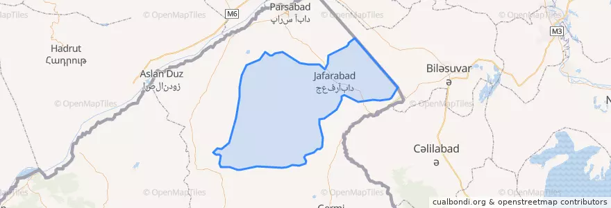 Mapa de ubicacion de بخش قشلاق دشت.