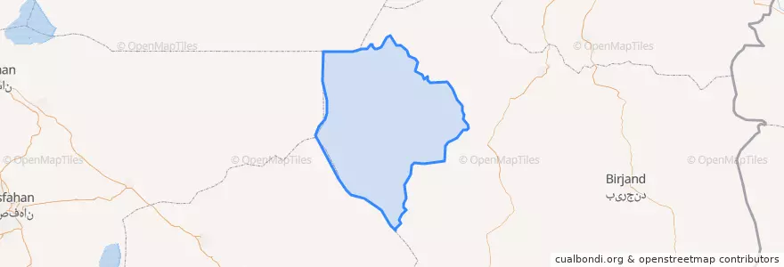 Mapa de ubicacion de ناحية مركزي.