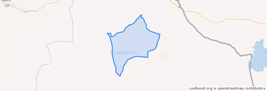 Mapa de ubicacion de بخش نوک آباد.