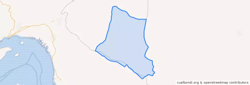 Mapa de ubicacion de بخش چاه دادخدا.