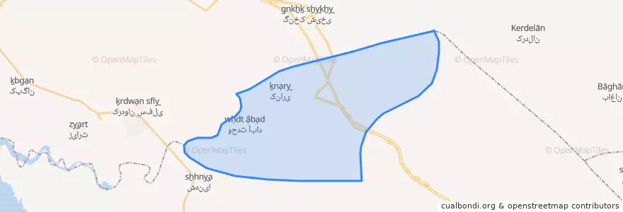 Mapa de ubicacion de آبکش.
