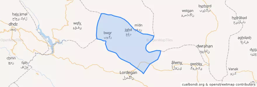 Mapa de ubicacion de ارمند.