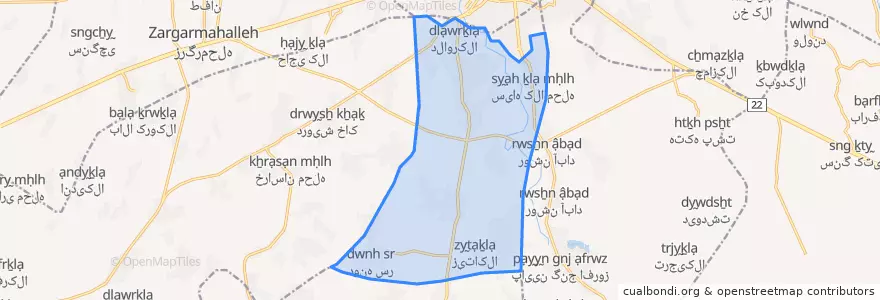 Mapa de ubicacion de اسبوکلا.