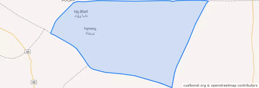 Mapa de ubicacion de اسفندار.