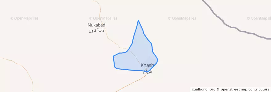 Mapa de ubicacion de اسماعیل آباد.