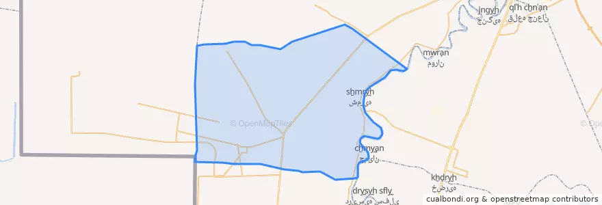 Mapa de ubicacion de اسماعیلیه جنوبی.