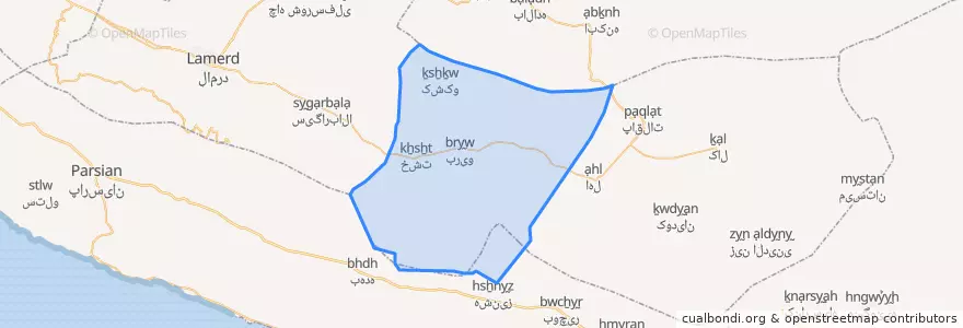 Mapa de ubicacion de دهستان اشکنان.