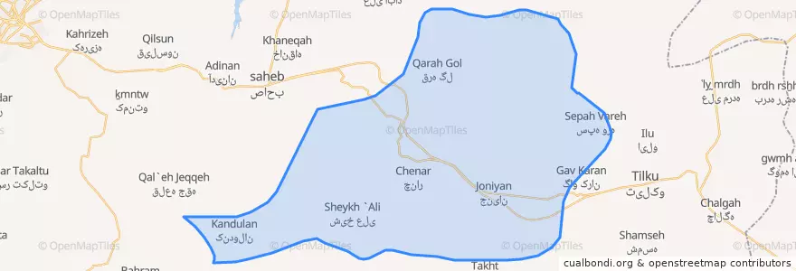 Mapa de ubicacion de امام.