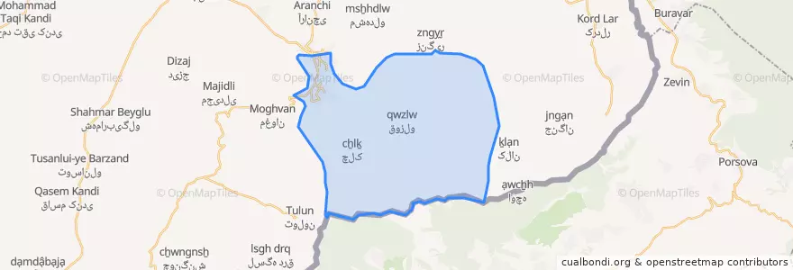 Mapa de ubicacion de انی.