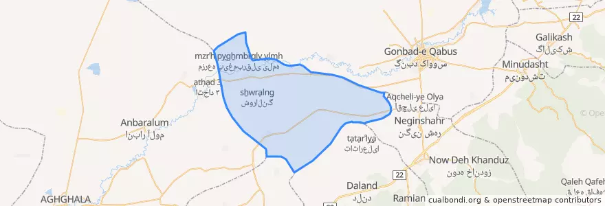Mapa de ubicacion de باغلی ماراما.