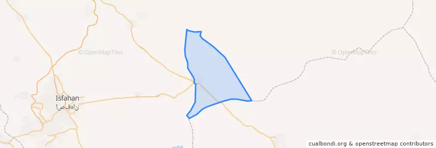 Mapa de ubicacion de بافران.