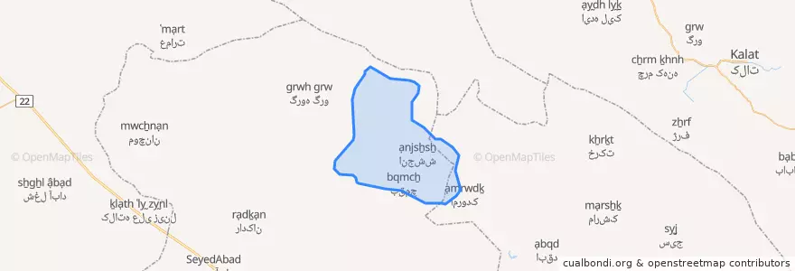Mapa de ubicacion de بق مج.