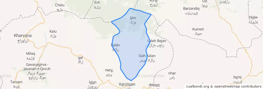 Mapa de ubicacion de بکرآباد.