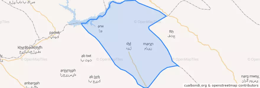 Mapa de ubicacion de بویراحمدگرمسیری.