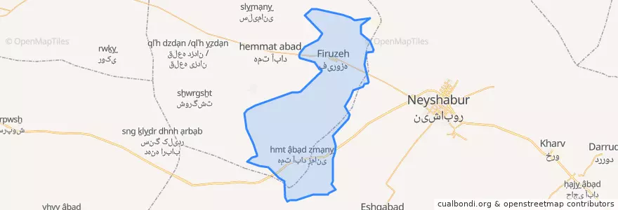 Mapa de ubicacion de تخت جلگه.