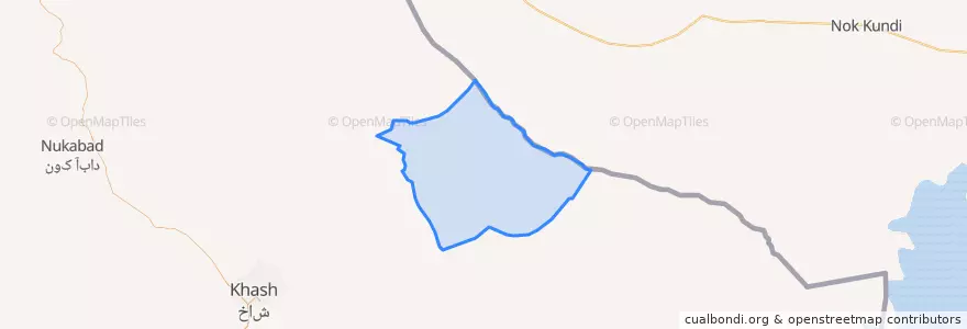 Mapa de ubicacion de تهلاب.