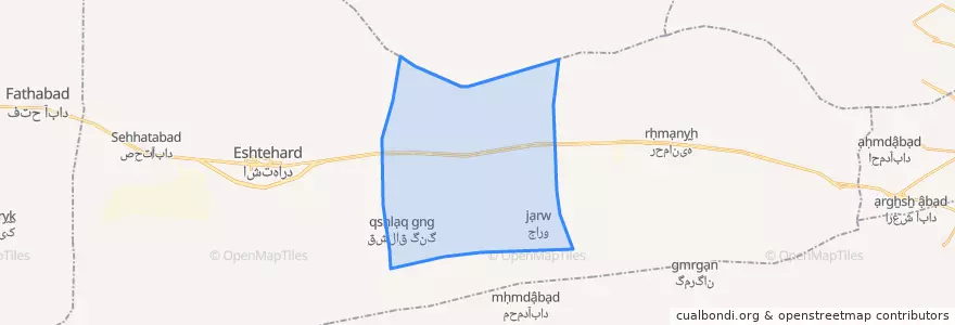 Mapa de ubicacion de جارو.