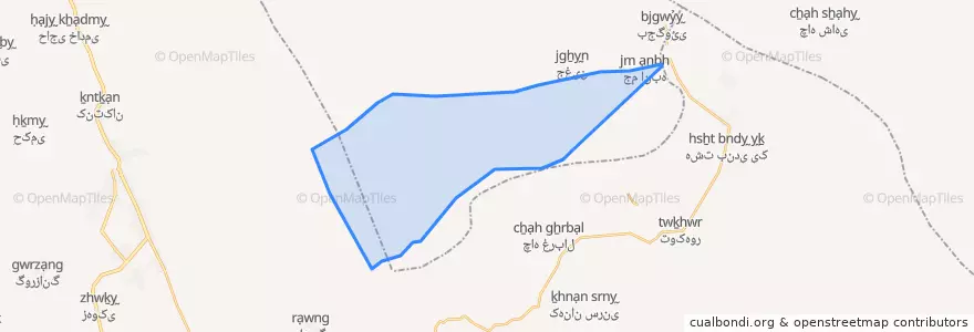 Mapa de ubicacion de جغین جنوبی.