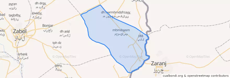 Mapa de ubicacion de جهان آباد.