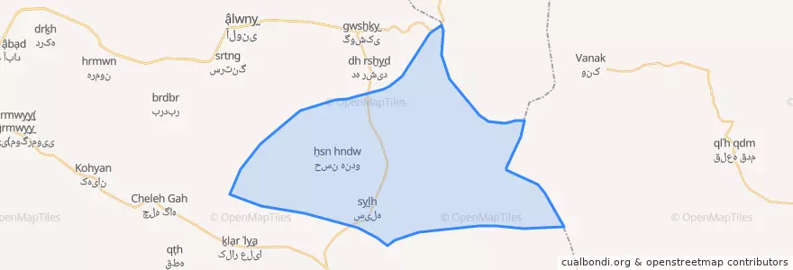 Mapa de ubicacion de جوانمردی.