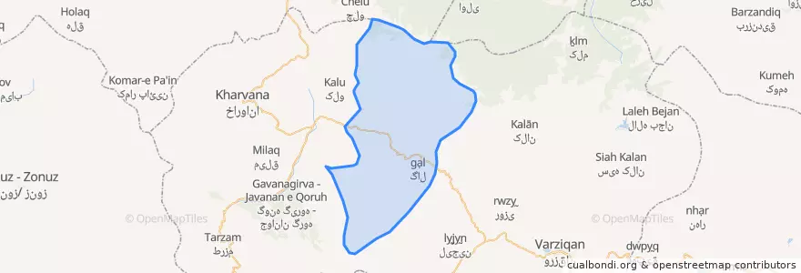 Mapa de ubicacion de جوشین.